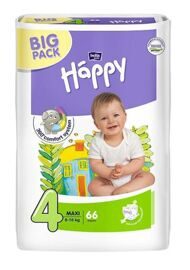 Детские подгузники Bella Baby Happy Maxi 66 шт